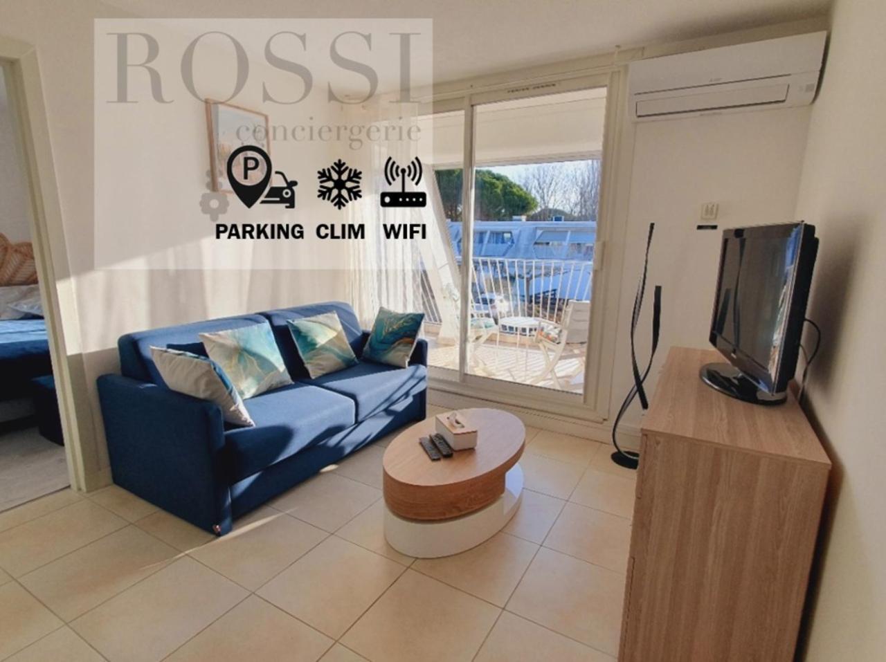 T2 West City Parking Clim Wifi 4Pers - Rossiconciergerie - Linge Inclus 라그랑모트 외부 사진
